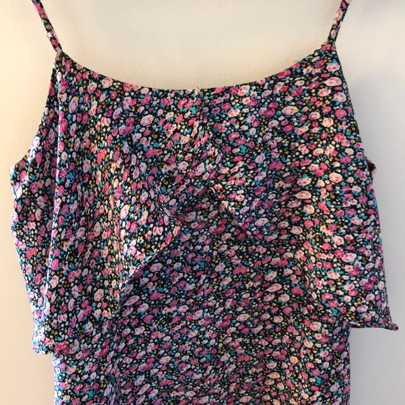 Aqua floral dress from Bloomingdale’s - Picture 4 of 5